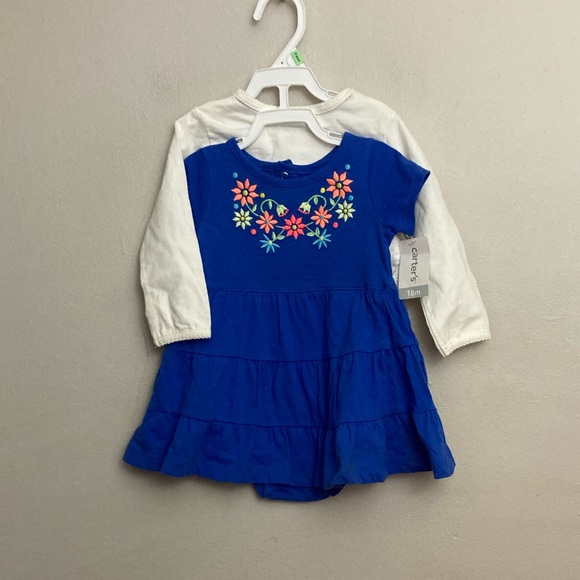 Carter's Other - 1-1 Carters baby girls dress set outfit cardigan 18m NWT clothes